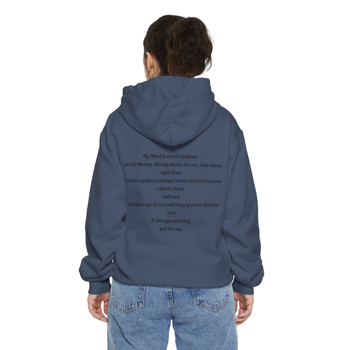 Inspiration Hoodie with Motivational Quote, Cozy Unisex Garment-Dyed Sweatshirt, Perfect Gift for Self-Love, Affirmation Hoodie, [...]