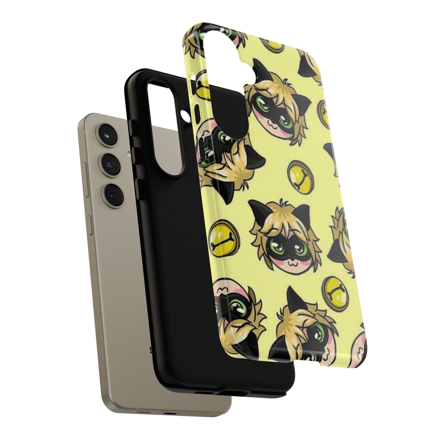 Cute Cartoon Phone Case, Tough Cases for Kids, Fun Gift for Birthdays, Playful Phone Accessory, Anime Style Design