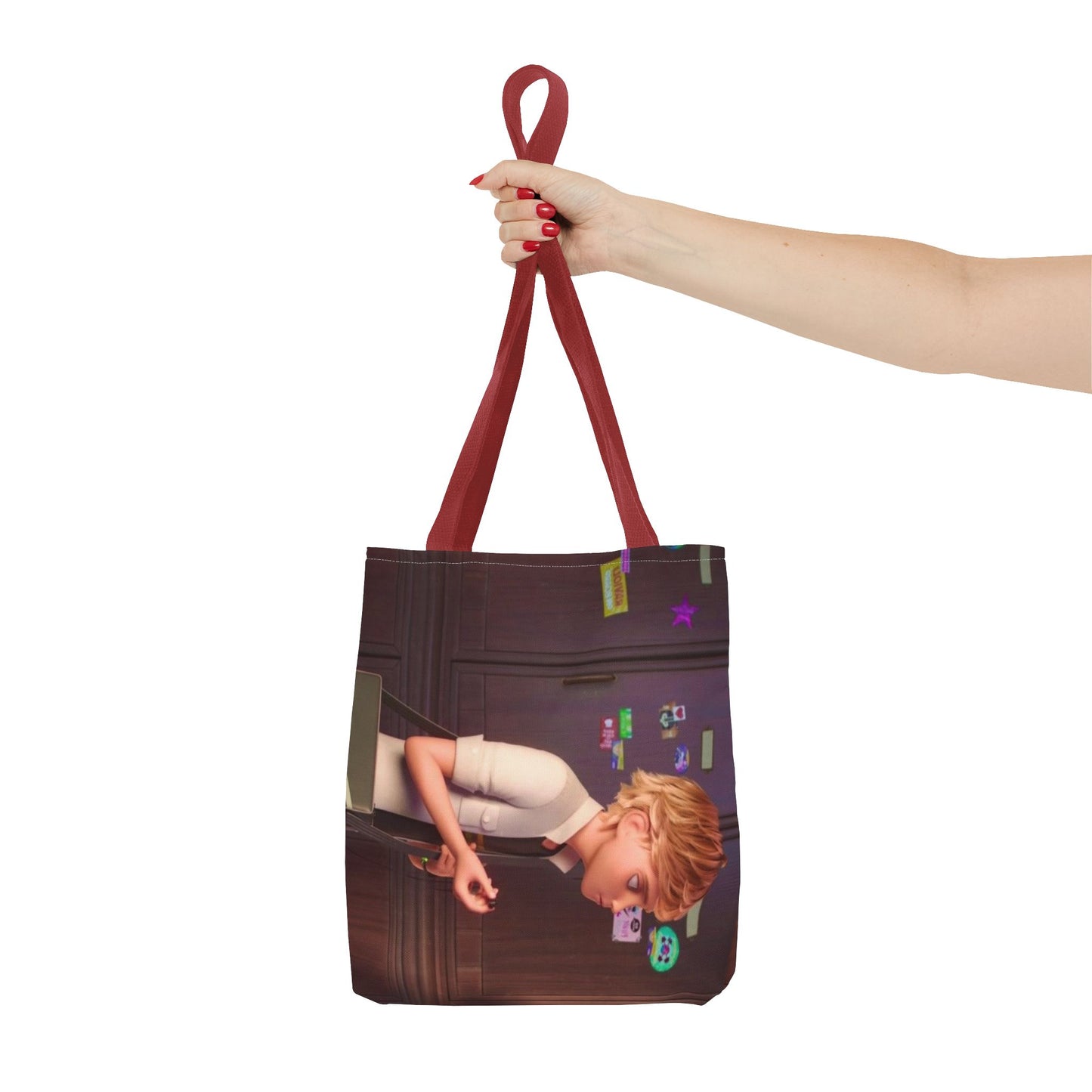Stylish Miraculous AOP Tote Bag, Perfect for Teens