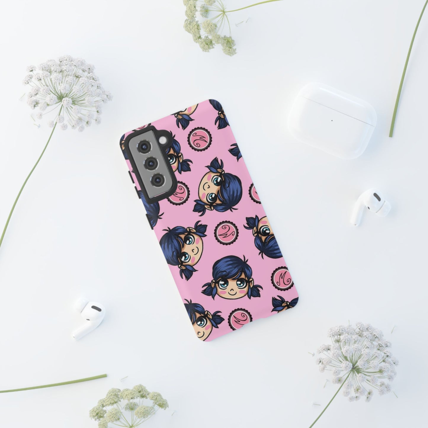 Cute Cartoon Phone Case, Kawaii Phone Cover, Tough Cases for Kids, Colorful Cell Phone Accessories, Gift for Girls