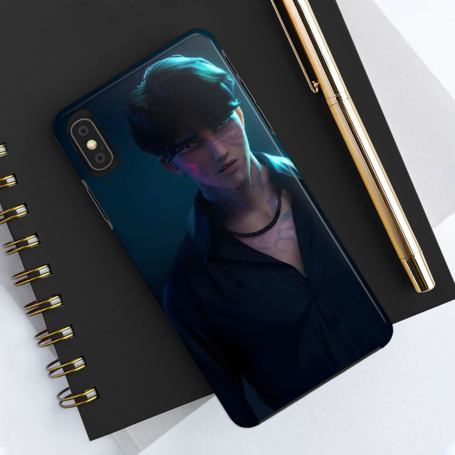 Jinu Tough Phone Case with Bold Character Design, Ideal for Geek Culture, Gift for Gamers, Tech Accessories, Casual Style