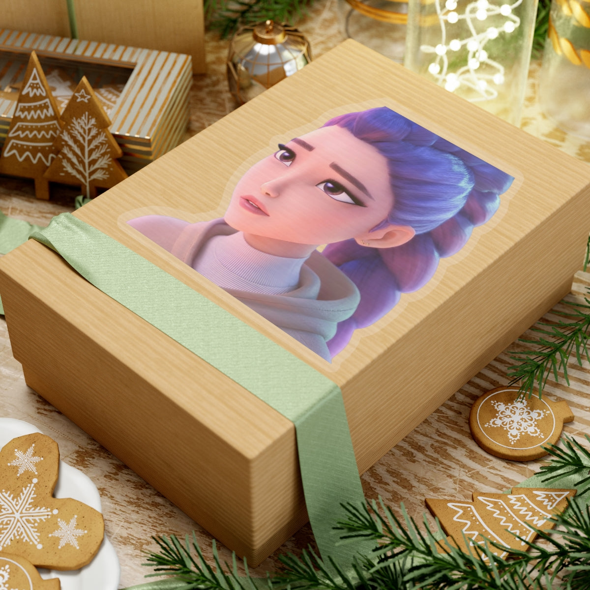 Rumi Charming, Expressive Kiss-Cut Stickers, Laptop Decals, Cute Decor, Gift for Friends, Youthful Vibes, Stickers for Any Occasion