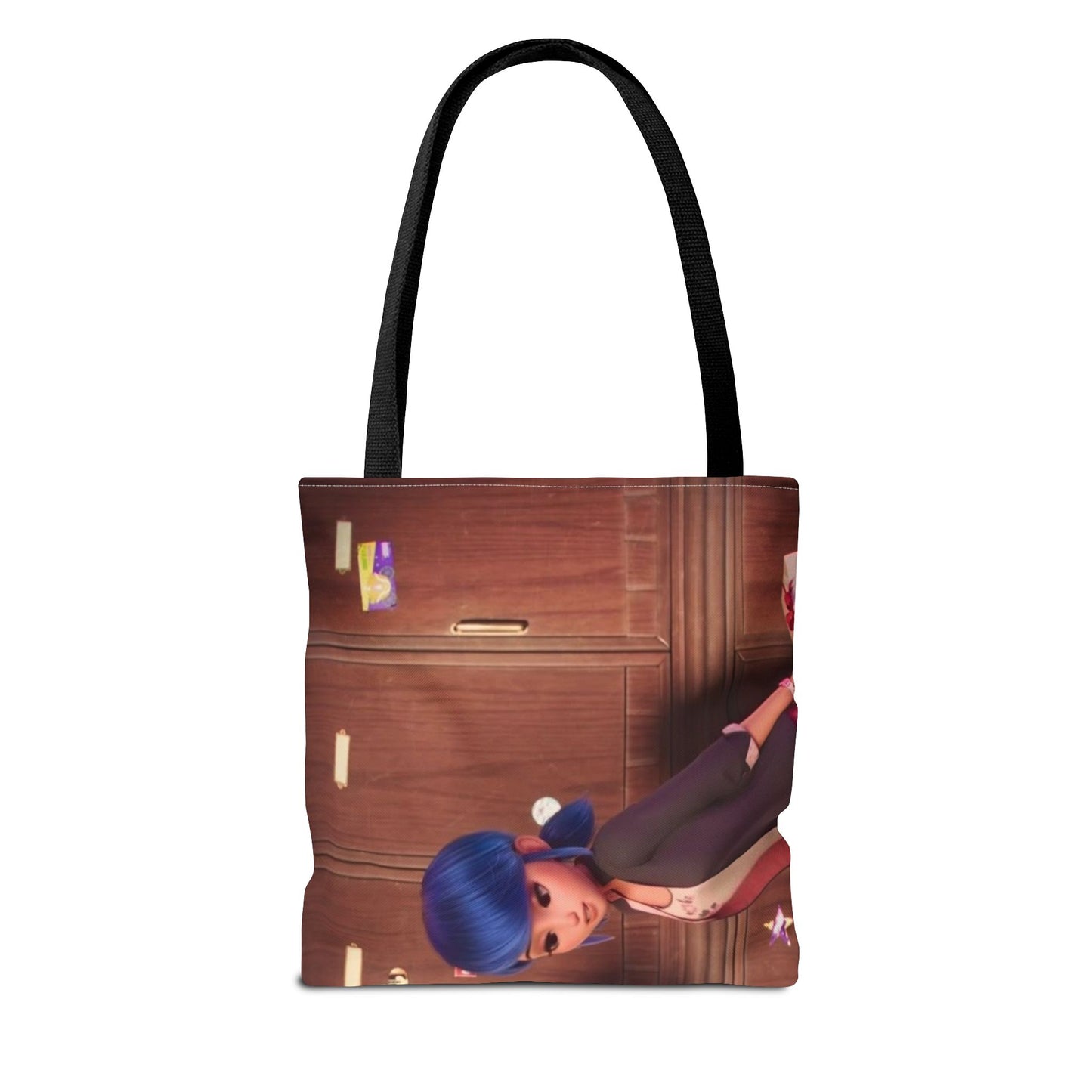 Stylish Miraculous AOP Tote Bag, Perfect for Teens
