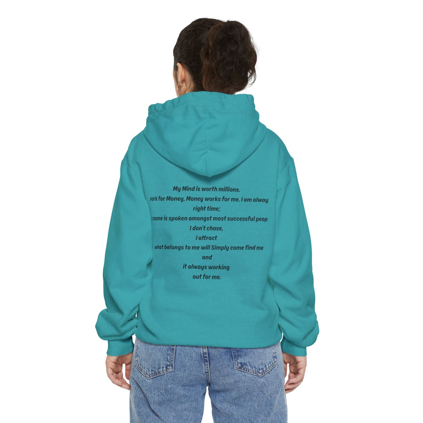 Inspiration Hoodie with Motivational Quote, Cozy Unisex Garment-Dyed Sweatshirt, Perfect Gift for Self-Love, Affirmation Hoodie, [...]