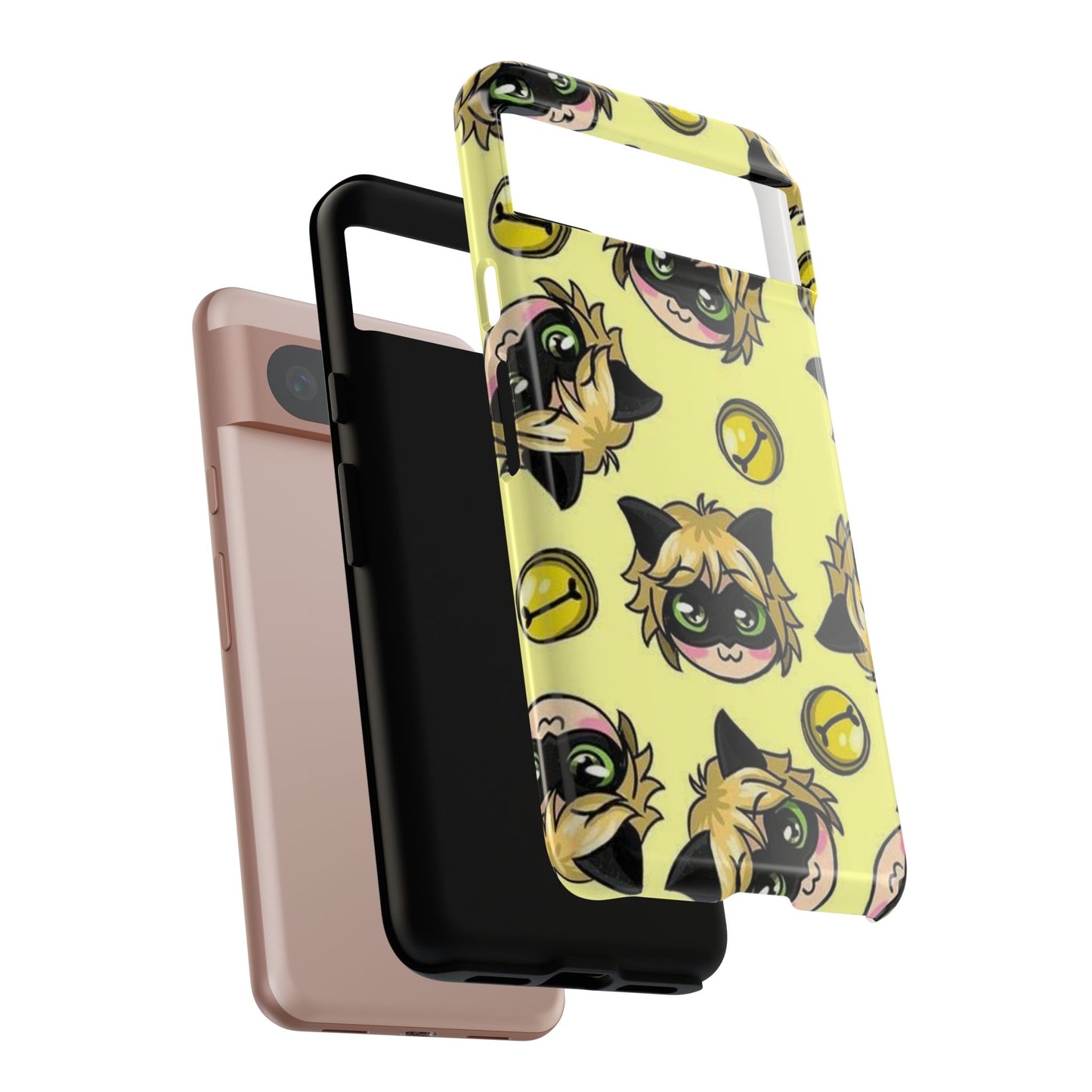 Cute Cartoon Phone Case, Tough Cases for Kids, Fun Gift for Birthdays, Playful Phone Accessory, Anime Style Design