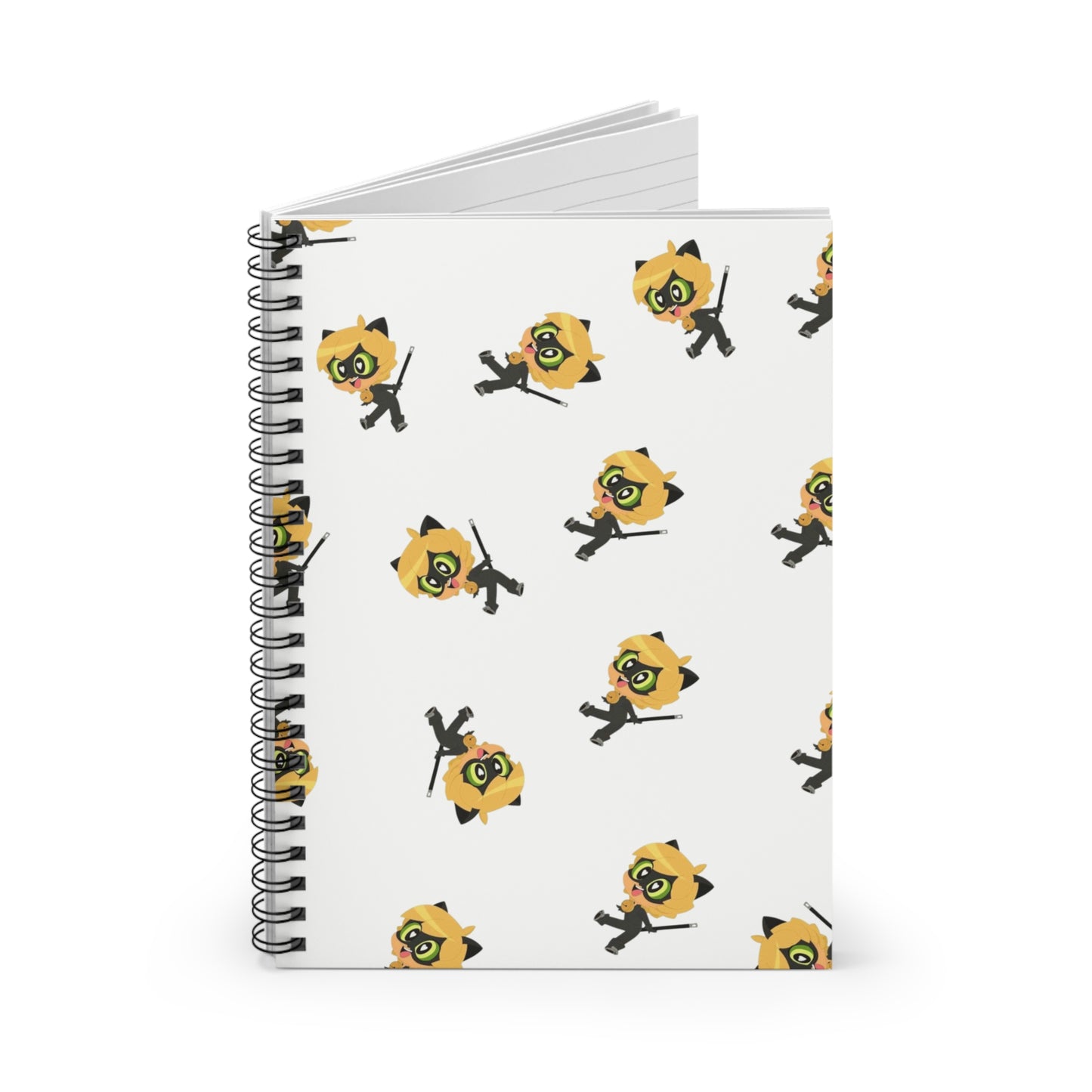 Cute Cat Spiral Notebook - Perfect for Note-Taking, Journaling, Gifts for Cat Lovers, School Supplies, Everyday Use