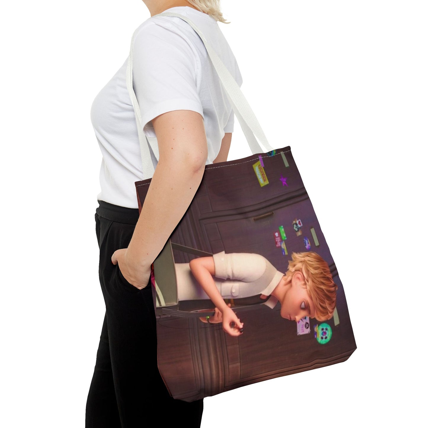 Stylish Miraculous AOP Tote Bag, Perfect for Teens