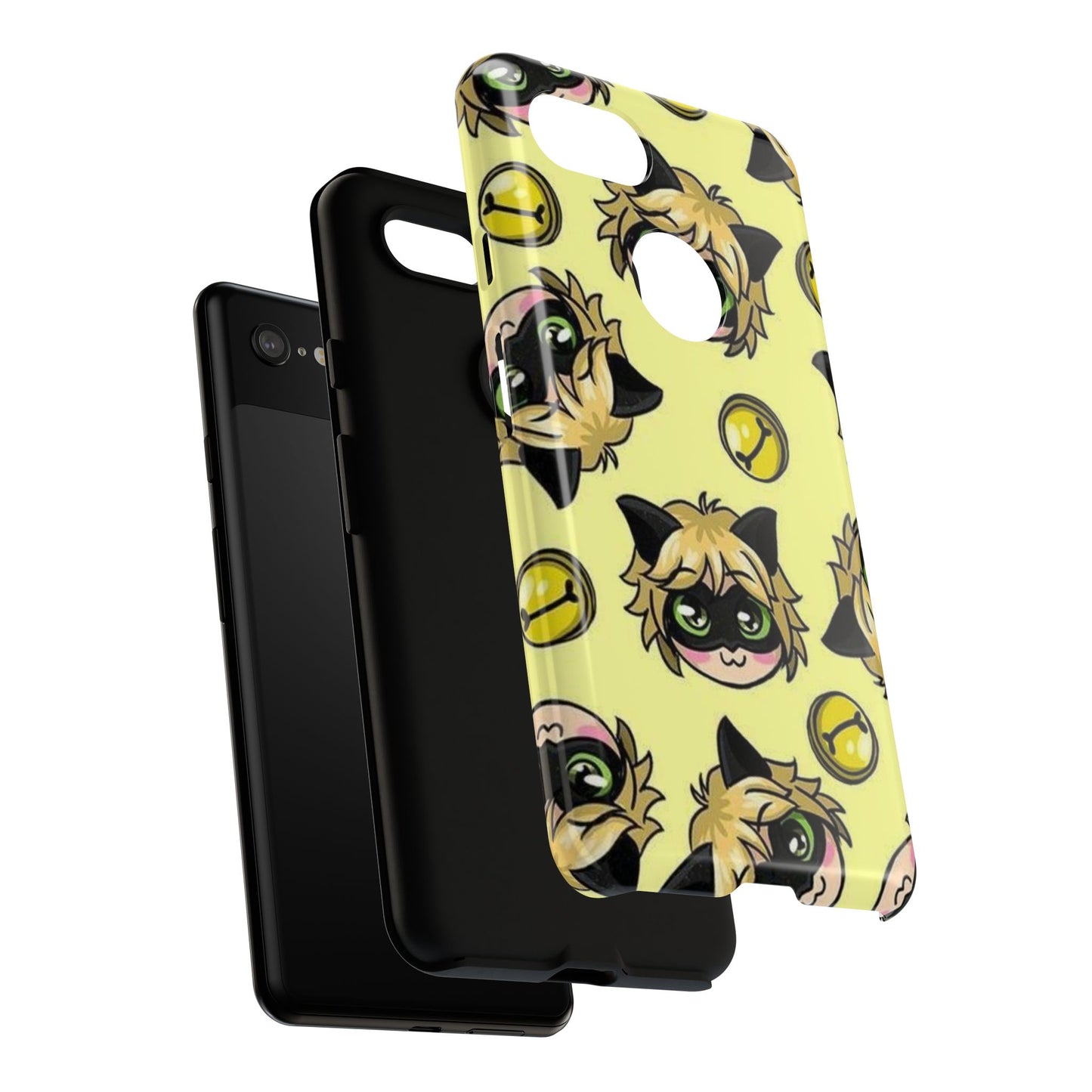 Cute Cartoon Phone Case, Tough Cases for Kids, Fun Gift for Birthdays, Playful Phone Accessory, Anime Style Design