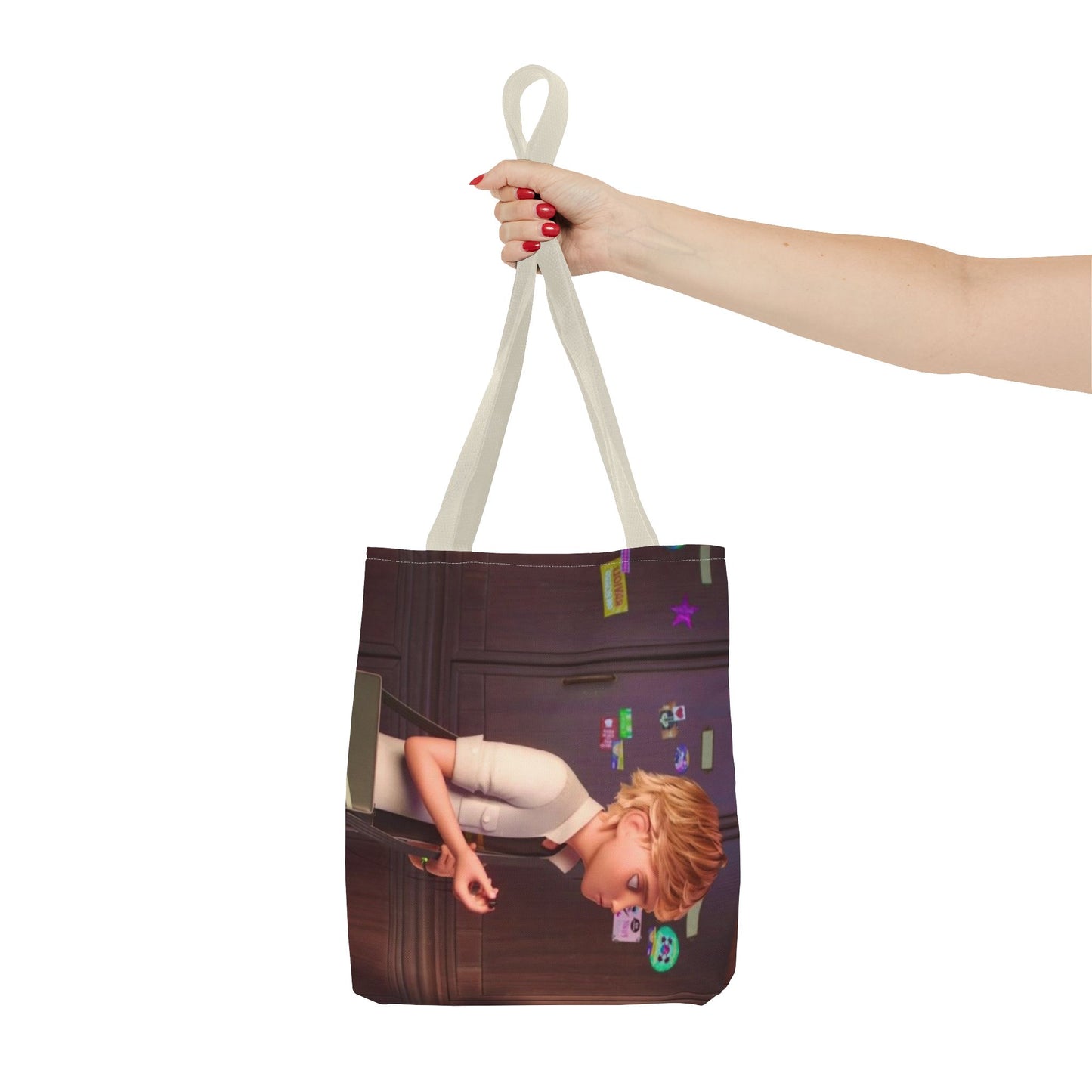 Stylish Miraculous AOP Tote Bag, Perfect for Teens