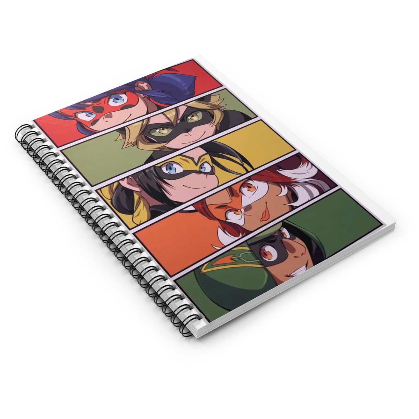 Heroic Spiral Notebook - Ruled Line, Cute Stationery, Superhero Journal, Gifts for Students,