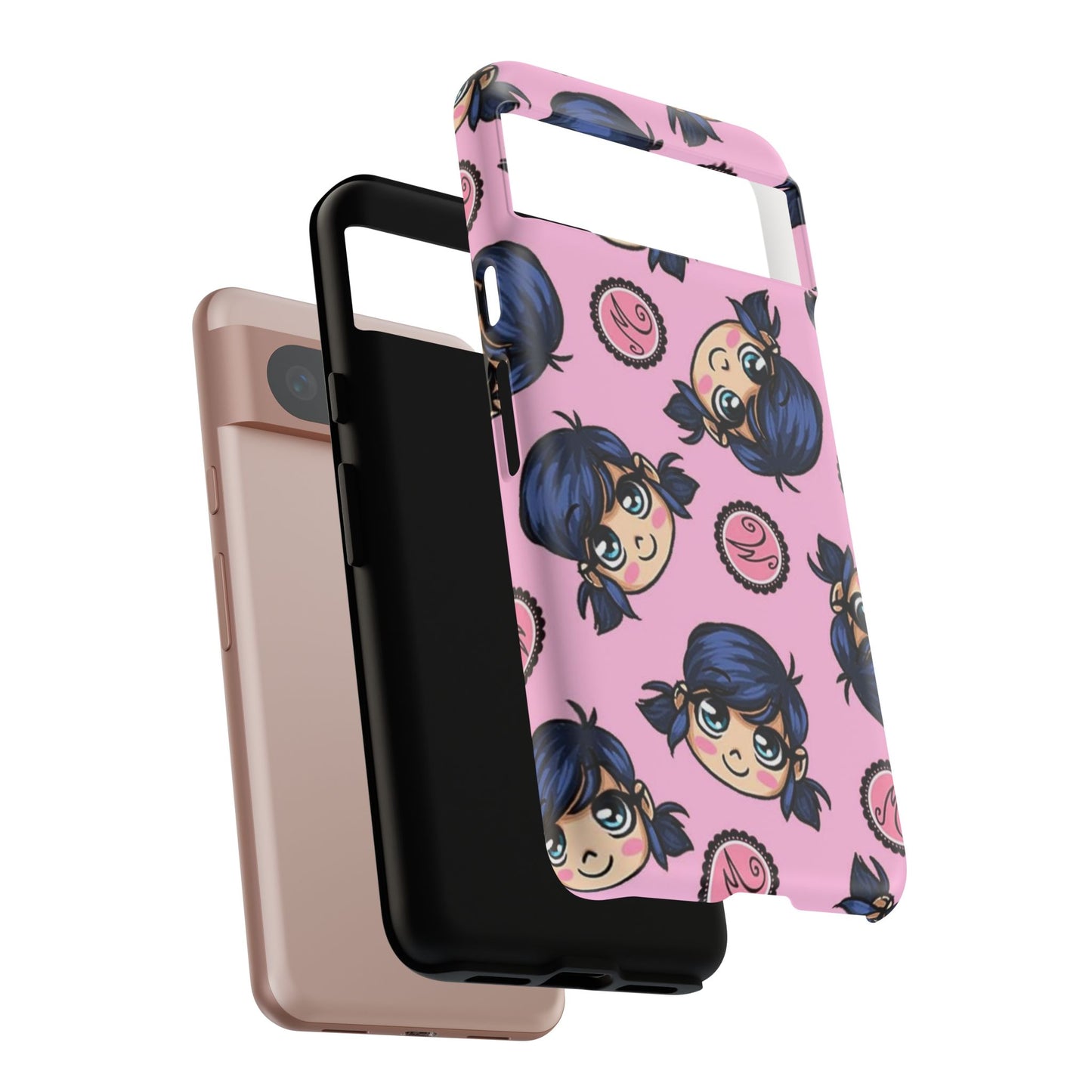 Cute Cartoon Phone Case, Kawaii Phone Cover, Tough Cases for Kids, Colorful Cell Phone Accessories, Gift for Girls